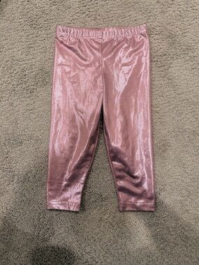Carter’s Shimmer Pink Metallic Leggings - 24 months